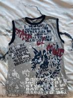 Shirt zonder mouwen met tekst maat L, Maat 56/58 (XL), Ophalen of Verzenden, Grijs, Gedragen