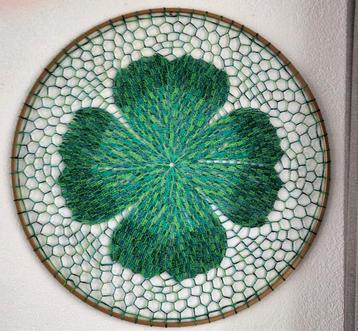 Gehaakte klaver vier beschikbaar voor biedingen