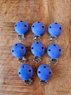 8x paarse houten speenclips, Hobby en Vrije tijd, Kralen en Sieraden maken, Ophalen of Verzenden, Nieuw
