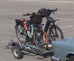 aanhangwagen/trailer voor 2 fietsen of 1 motorfiets, Fietsen en Brommers, Fietsaccessoires | Aanhangers en Karren, Vering, 80 kg of meer