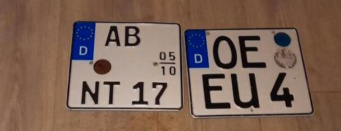 Duitse kentekenplaten van motorfietsen, Verzamelen, Overige Verzamelen, Zo goed als nieuw, Ophalen