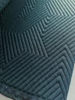 Kvadrat Febrik Mizmaze 882 petrolblauw; 10 meter meubelstof, Wol, Blauw, 120 cm of meer, Ophalen of Verzenden