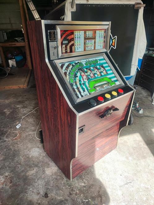 Vintage ouderwetse gokkast opknapper defect, Verzamelen, Automaten | Gokkasten en Fruitautomaten, Gebruikt, Ophalen