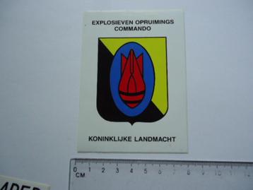 sticker oud EOC EOD Leger dienst KL Landmacht militair beschikbaar voor biedingen