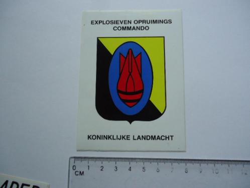 sticker oud EOC EOD Leger dienst KL Landmacht militair, Verzamelen, Stickers, Zo goed als nieuw, Bedrijf of Vereniging, Verzenden