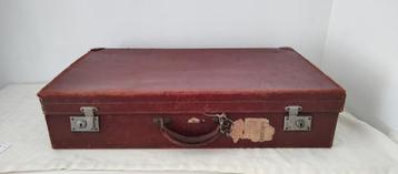 K337 LEDEREN vintage koffer, zeer fraai beschikbaar voor biedingen