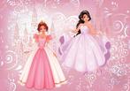 Prinsessen fotobehang Roze, meisjeskamer, *Muurdeco4kids, Verzenden, Nieuw, Wanddecoratie
