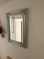 Spiegel (barok) zilver met lijst 75x100cm, Ophalen, Zo goed als nieuw, Rechthoekig, Minder dan 100 cm