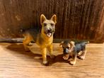 Schleich Duitse Herder met Puppy, Ophalen of Verzenden, Gebruikt