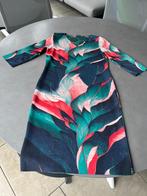 Groen roze/rode Lizzy & Coco jurk, 2 zijden draagbaar, mt L, Kleding | Dames, Jurken, Maat 38/40 (M), Overige kleuren, Verzenden