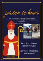 2 pieten te huur regio hoorn!!, Diversen, Sinterklaas, Ophalen of Verzenden, Zo goed als nieuw