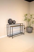 Sidetable | wandtafel | Goud metaal, Huis en Inrichting, Kasten | Wandmeubels, Ophalen, Nieuw, 25 tot 50 cm, Metaal
