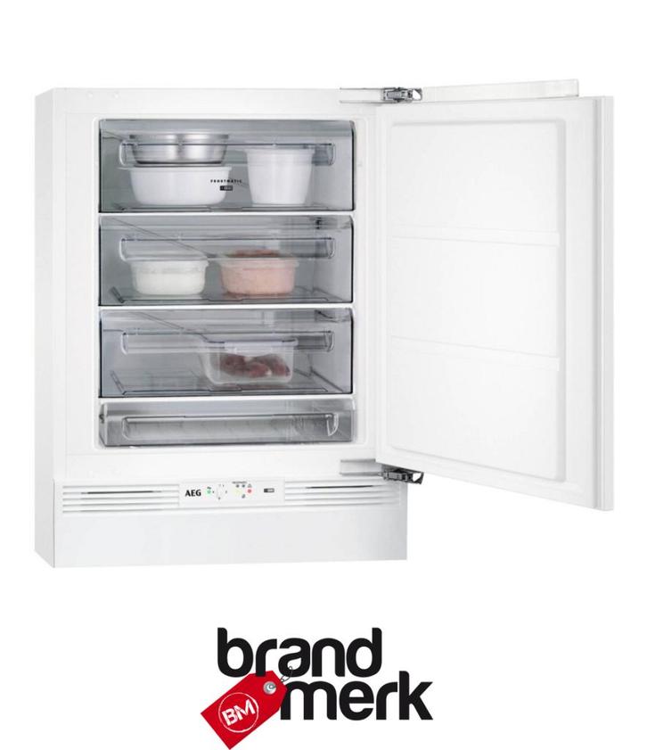 AEG ABB682F1AF Inbouw onderbouw vriezer, Witgoed en Apparatuur, Koelkasten en IJskasten, Nieuw, Met aparte vriezer, 75 tot 100 liter