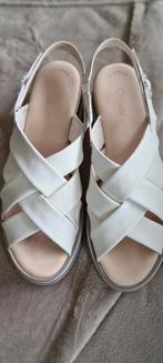 Gabor Sandalen Wit/Latte - Maat 9.5, Ophalen, Wit, Gabor, Sandalen of Muiltjes