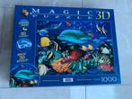 Clementoni 3D Magic Puzzel - Dolphin Reef - 1000 Stukjes, Hobby en Vrije tijd, Denksport en Puzzels, Ophalen of Verzenden, 500 t/m 1500 stukjes