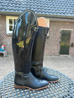 Derby rijlaarzen dressuurlaarzen lak blauw, Dieren en Toebehoren, Paardrijkleding, Ophalen of Verzenden, Zo goed als nieuw, Dressuur
