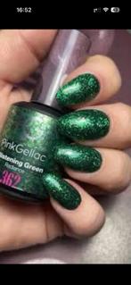 Pink Gellac - Glistening Green #362, Ophalen of Verzenden, Zo goed als nieuw, Groen, Handen en Nagels