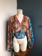 Nolita zijde kleurrijke zomerse hippy gypsy boho ibiza top m, Kleding | Dames, Maat 38/40 (M), Overige kleuren, Ophalen of Verzenden