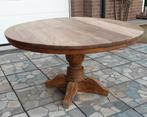 Ronde teakhouten eettafel 140, Huis en Inrichting, Tafels | Eettafels, Gebruikt, Ophalen of Verzenden, 100 tot 150 cm, 100 tot 150 cm