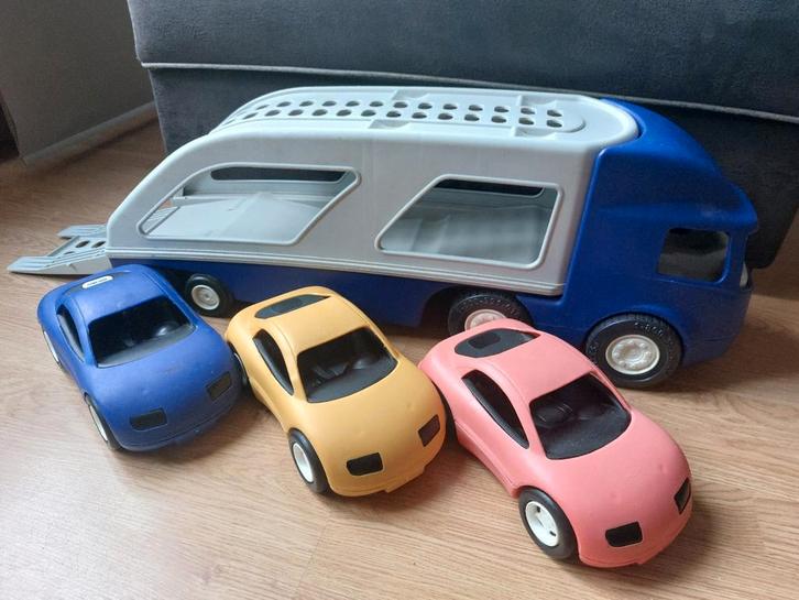 Little Tikes Transporter met 3 auto's, Kinderen en Baby's, Speelgoed | Speelgoedvoertuigen, Gebruikt, Ophalen
