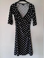 ZGAN King Louie polkadotjurk maat s, Kleding | Dames, Jurken, Zwart, Ophalen of Verzenden, Zo goed als nieuw, Knielengte