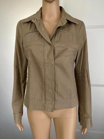 Z292 JUST B: maat S=36  jasje blazer beige colbert beschikbaar voor biedingen