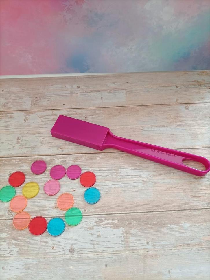 Magneetstaaf met 15 Fiches, Montessori - Zo Goed Als Nieuw, Kinderen en Baby's, Speelgoed | Educatief en Creatief, Zo goed als nieuw