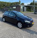 Volkswagen Golf TSI 160pk 2009 Zwart, Auto's, Voorwielaandrijving, Zwart, 4 cilinders, Leder