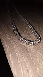 Tennis chain Moissanite vvs 1 D color, Ophalen of Verzenden, Zo goed als nieuw, Zilver, Zilver