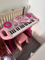 Roze Speelgoed Piano met Microfoon, Ophalen of Verzenden, Zo goed als nieuw, Auto, Met licht