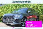 Audi Q3 Sportback 45 TFSI e 3x S-Line | Panoramadak | Sfeerv, Auto's, Audi, Adaptive Cruise Control, Zwart, 150 pk, Nieuw