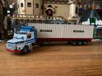 Scania met Container bakken Tekno., Ophalen of Verzenden, Zo goed als nieuw, Bus of Vrachtwagen, Tekno