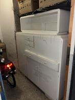 Vintage kast, Huis en Inrichting, Kasten | Buffetkasten, Ophalen, Gebruikt, 150 tot 200 cm, Glas
