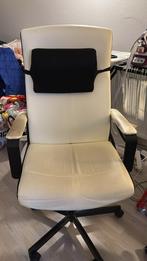 IKEA bureaustoel wit lederenlook, Huis en Inrichting, Bureaustoelen, Ophalen, Gebruikt, Wit, Bureaustoel