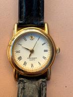 Vintage goud Horloge met diamantje R . Rosner 80-er jaren, Overige merken, Polshorloge, Ophalen of Verzenden, Goud