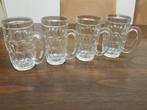 4 bierpullen / glazen 0.3 liter, Ophalen of Verzenden, Zo goed als nieuw, Bierglas