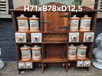 Antieke kruidenkast, Antiek en Kunst, Ophalen of Verzenden