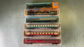 6 stuks SPOOR N Fleischmann wagens beschikbaar voor biedingen