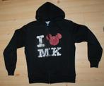 DISNEYLAND PARIS vest maat 146/152 met opdruk, rits en muts, Gebruikt, Jongen of Meisje, Trui of Vest, Ophalen of Verzenden