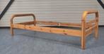 Vintage grenen houten bed Rainer Damiller stijl pine daybed, Huis en Inrichting, Ophalen, Gebruikt, 90 cm, Eenpersoons