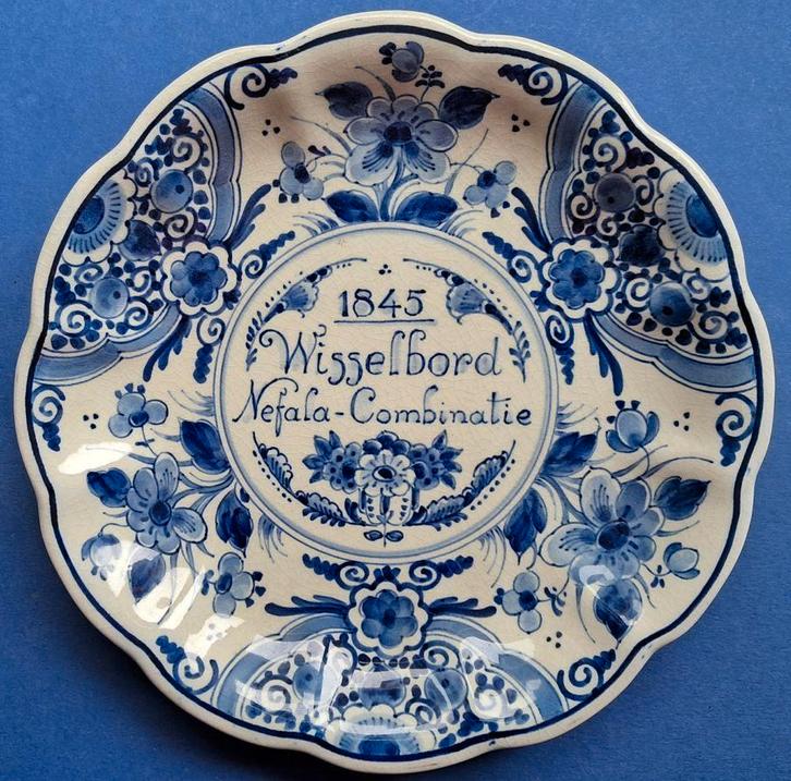 Porceleyne Fles 1939 Wisselbord NEFALA 19cm (T21-30) AVA, Antiek en Kunst, Antiek | Wandborden en Tegels, Ophalen of Verzenden