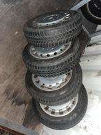 Mini 15 inch stalen velgen met winterbanden 4x100, Auto-onderdelen, Banden en Velgen, Ophalen, Gebruikt, 15 inch, Velg(en)