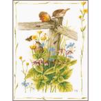 borduurpakket marjolein bastin, "gezellige tuinhoek", Hobby en Vrije tijd, Verzenden, Nieuw, Handborduren, Borduurpakket