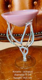 Józefina Krosno - octopus Artglas pools, Antiek en Kunst, Antiek | Glas en Kristal, Verzenden