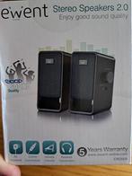 Stereo speakers 2.0 Ewent 3504, Computers en Software, Processors, Ophalen, Nieuw, 3 tot 4 Ghz