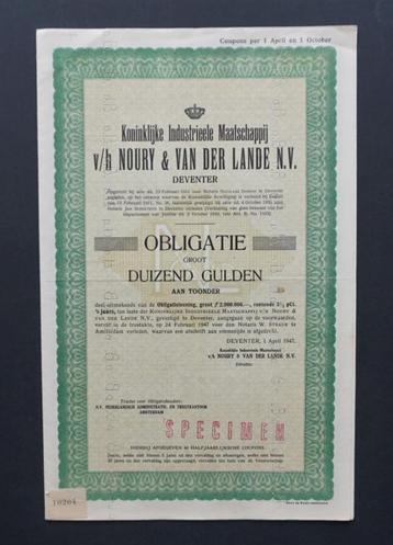 Noury & van der Lande (opgegaan in Akzo) - Deventer 1947 beschikbaar voor biedingen