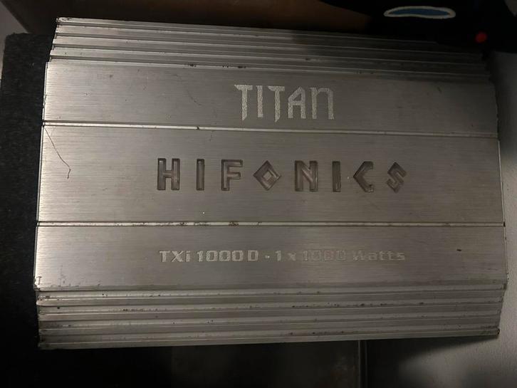 Hifonics TXi 1000D Monoblock Versterker - 1000W RMS, Auto diversen, Autospeakers, Gebruikt, Ophalen