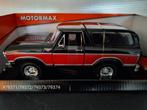 Ford Bronco Hard Top 1978 Schaal 1:24, Hobby en Vrije tijd, Modelauto's | 1:24, Nieuw, Motormax, Ophalen of Verzenden, Auto