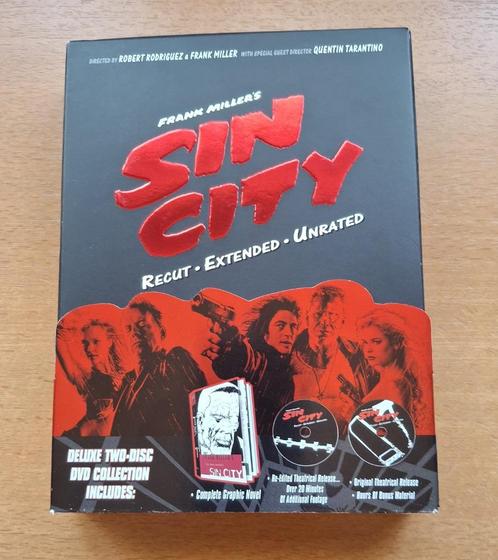 Sin City - Recut, Extended, Unrated (regio 1), Cd's en Dvd's, Dvd's | Actie, Gebruikt, Actie, Vanaf 16 jaar, Verzenden