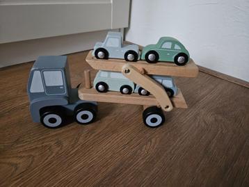 Te koop: Little Dutch oplegger incl originele 4 auto's beschikbaar voor biedingen